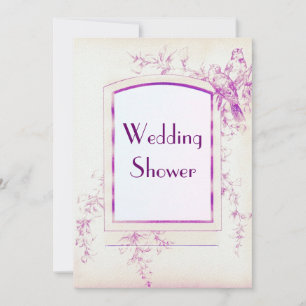 Convites Chá de casamento Chique Songbird