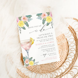 Convites Chá de casamento coquetel direito