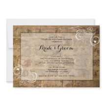 Chá de casamento de Casais para espiral em tijolo 