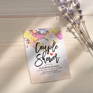 Convites Chá de casamento de Chá de Casal das Flores de 