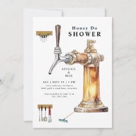 Convites Chá de casamento De Mel De Banda De Cerveja