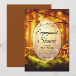 Convites Chá de Fairytale Mágico Amber Forest