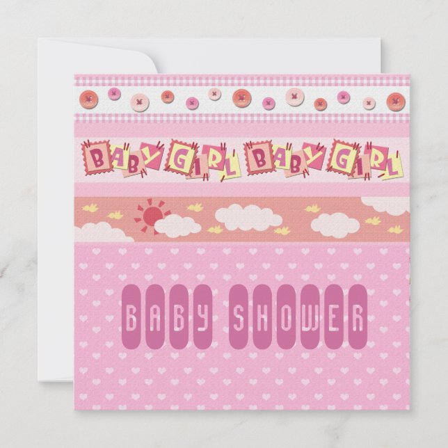 Convites chá de fraldas (Frente)