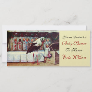 Convites CHÁ DE FRALDAS 3, metálico-ouro