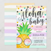 Chá de fraldas Aloha Chá de fraldas de Abacaxi de