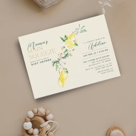 Convites Chá de fraldas Amarelo-Amarelo-Preto-Preto-Mama-Li