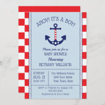 Chá de fraldas Anchor Náutico Patriótico