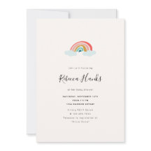 Chá de fraldas arco-íris