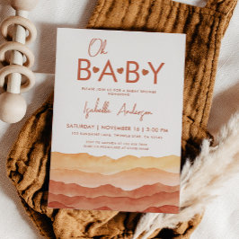 Convites Chá de fraldas Baby Boho