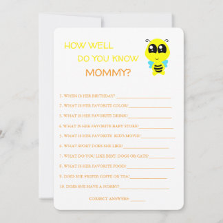 Convites Chá de fraldas, Bebê, Como Você Conhece A Mãe?