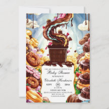 Chá de fraldas Boho Chocolate
