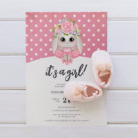 Chá de fraldas Bonito Ballerina Bunny Baby Girl