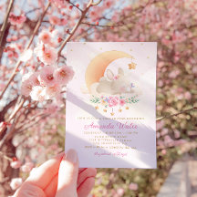 Chá de fraldas Bunny Modern Boho Watercolor