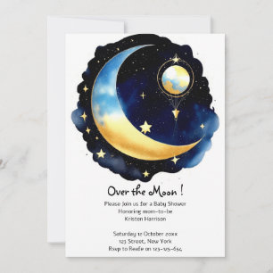 Convites Chá de fraldas Celestial Dreamscape Boy