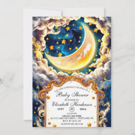 Convites Chá de fraldas Celestial Encantado