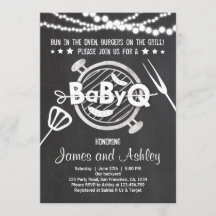 Chá de fraldas CHURRASCO Casal Chá BabyQ  Coed