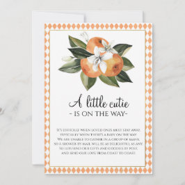 Convites Chá de fraldas Clementine