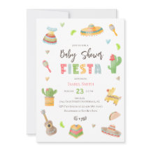 Chá de fraldas Colorida Fiesta Mexicano