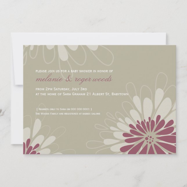 CONVITES CHÁ DE FRALDAS CONVIDA : (Frente)