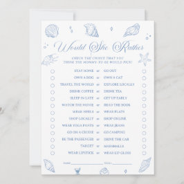 Convites Chá de fraldas Costeira Ela Preferencialmente Cart