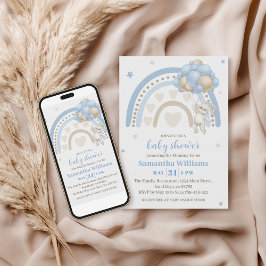 Convites Chá de fraldas cotovelo cotovelo branco macio