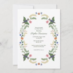 Convites Chá de fraldas Cottagecore