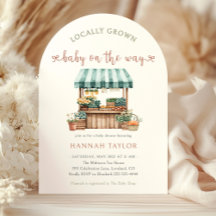 Chá de fraldas crescido localmente