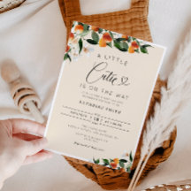 Chá de fraldas-cutico laranja