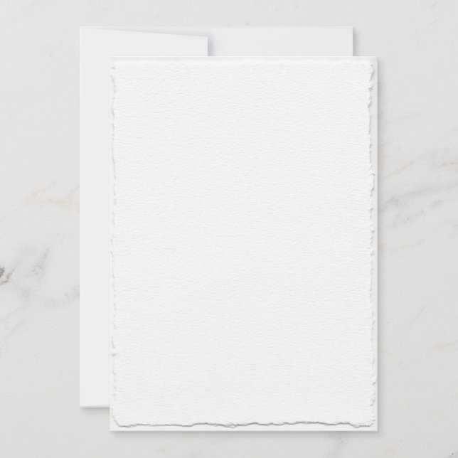 Convites Chá de fraldas da borda do poço rasgado à mão (Frente)