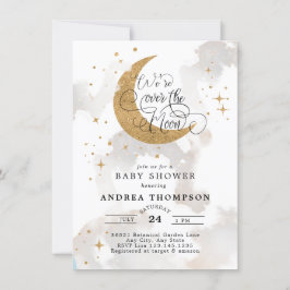 Convites Chá de fraldas da Lua