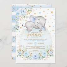 Chá de fraldas das Estrelas da Lua Dourada Azul