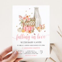 Chá de fraldas De Abóbora Rosa