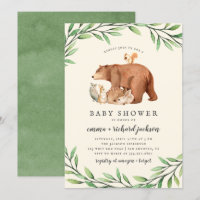 Chá de fraldas de animais da floresta de Cream Woo