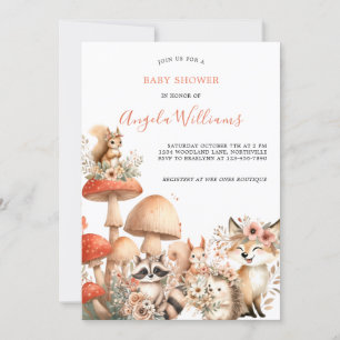 Convites Chá de fraldas de animais de capoeira