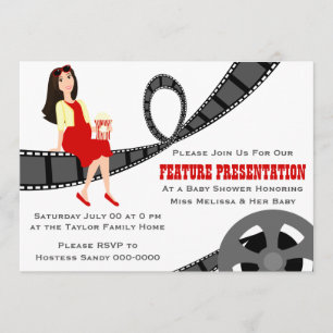 Convites Chá de fraldas de Apresentação de Recursos