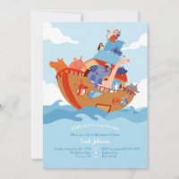 Chá de fraldas de Arca de Noah