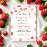 Chá de fraldas de Arco Croquette Gingham Berry Swe