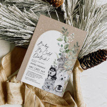 Chá de fraldas de Arco Neve de Inverno