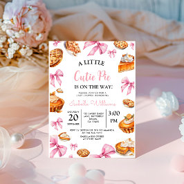 Convites Chá de fraldas de Arco rosa