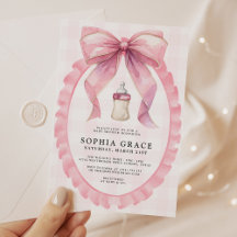 Chá de fraldas de Arco rosa