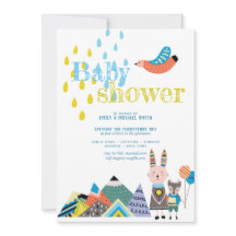 Chá de fraldas de Arte Foliar de inverno convida E