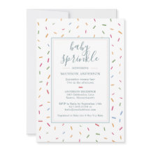 Chá de fraldas de aspersão colorida para bebês