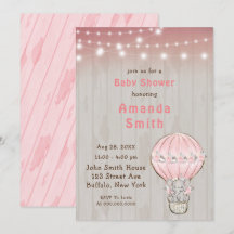 Chá de fraldas de Balão de Ar Quente de Elefante C