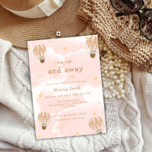 Chá de fraldas de Balão de Ar Quente na Nuvem Eleg