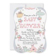 Chá de fraldas de balão delicado doce