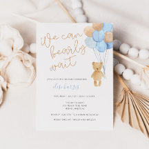 Chá de fraldas de Balões Azul Tan do Urso de Teddy