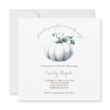 Chá de fraldas de Bomba Branca Convidar Neutro rel