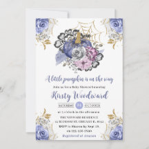 Chá de fraldas de Bombeiros Florais do Halloween