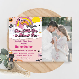 Convites Chá de fraldas De Boo Nosso Pequeno Boo Está Quase