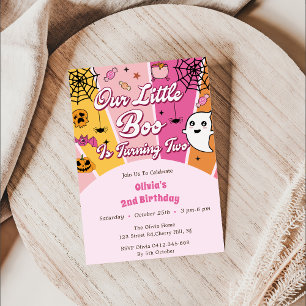 Convites Chá de fraldas De Boo Nosso Pequeno Boo Está Quase